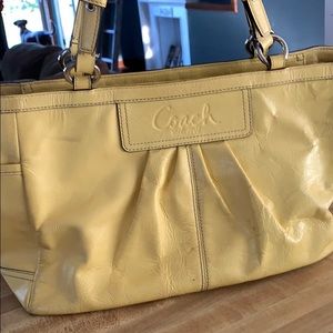 Coach Patent leather shoulder bag